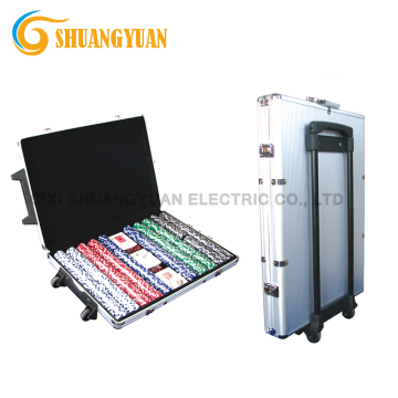 1000-Piece Poker Chip Set with Trolley Aluminum Case: Your Ultimate Gaming Accessory