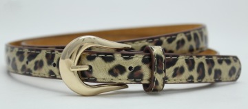 Fashion ladies leopard printing PU waist belt