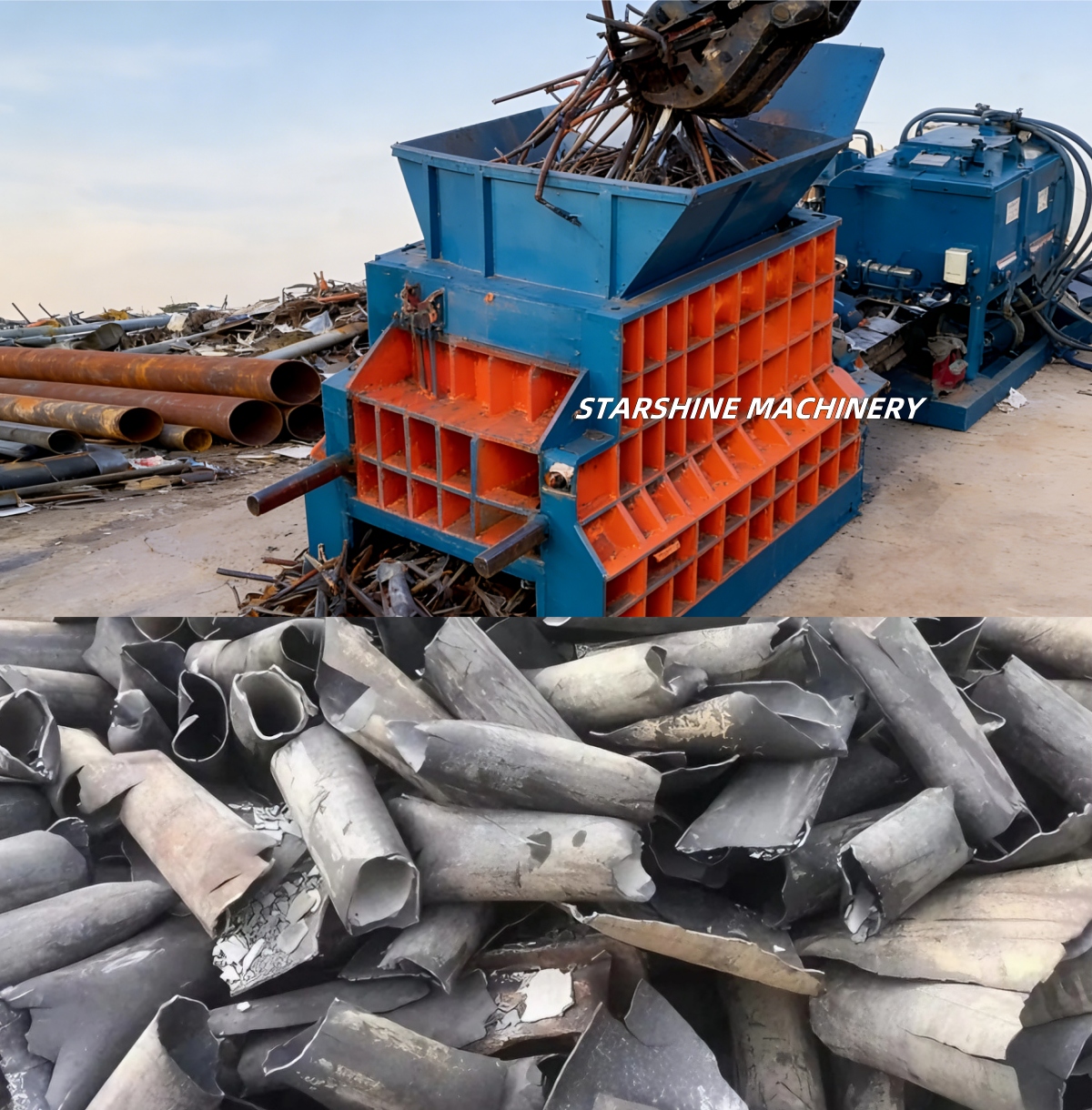 hydraulic metal shear