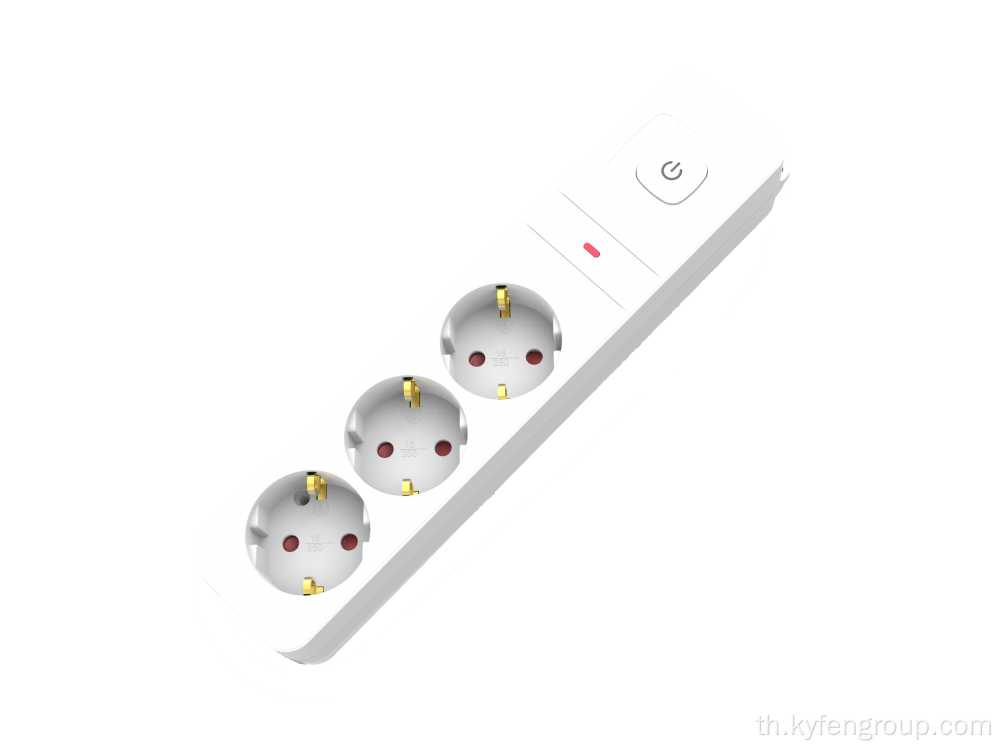 ปุ่มเพาเวอร์ 3 ช่องทางพร้อมป้องกันโอเวอร์โหลด