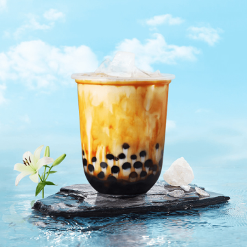 Wholesale U Shape Pearl Milk Tea Pudding Yogurt Cups with Lid