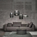 LEDER Clear Globe Pendant Light Fixtures