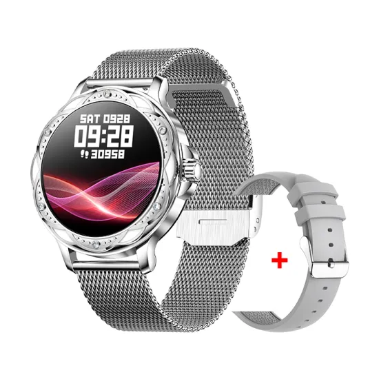 1.2 Inch Full Circle Touch Screen CF12 Bracelet: Calorie Counting Fitness Smart Watch for Ladies