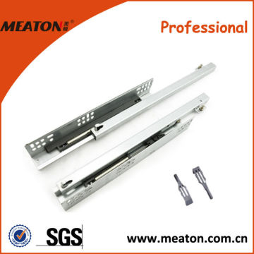 Top quality 18 years factory self closing telescopic drawer channels