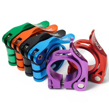Ultralight Quick Release Aluminum Tube Clip Post Clamp for MTB Mountain Bicycles
