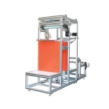 Fully automatic glass fiber folding machine with partition