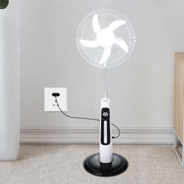 Ventilador al telecomando a energia solare ricaricabile in vendita a caldo per uso esterno