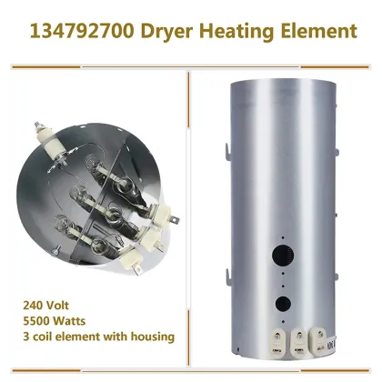 134792700 Dryer Heating Element, 137032600 Thermal Limiter and 3204267 Thermostat for Electrolux & Frigidaire Dryers