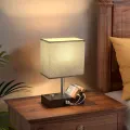 Luz de lectura USB-C compacta con dimmable con soporte para teléfono