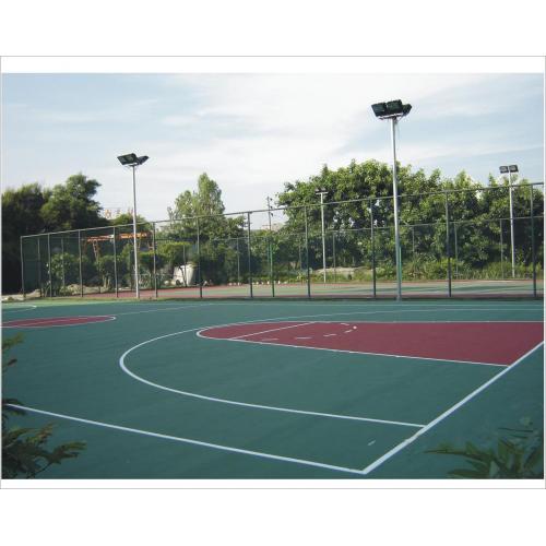 Keanjalan Tinggi Silikon PU Lapisan elastik QT Mahkamah Sukan Surface Flooring Athletic Running Track