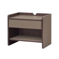 New Available Modern Leather Wood Hotel Bedroom Nightstand Side Tables For Bed Rooms