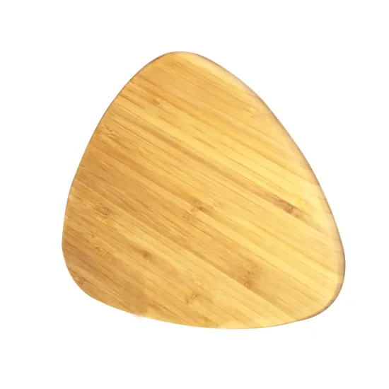 Triangle shaped kitchen bamboo cutting board