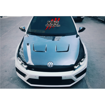 BSD Open Vent Style FRP Hood Bonnet for VW Scirocco R