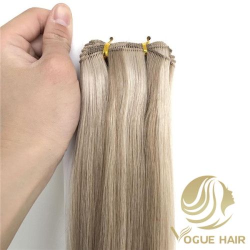 Customized cool tone piano 18/22 hand tied hair