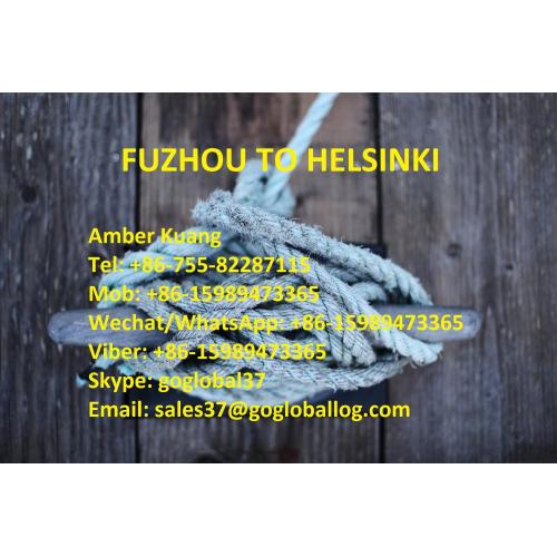 Fujian Fuzhou Sea Freight to Finland Helsinki