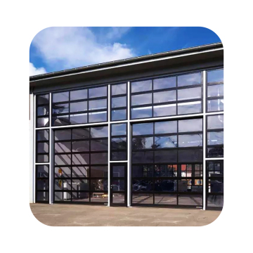Modern 4S Hot-Wire Cut Glass Garage Door: Panoramic Perspective, Enhanced Safety, and Elegant Design
