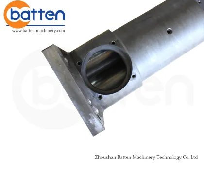 KMD conical twin screw barrel for profile extrusion