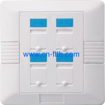 Foursquare Four Port Face Plate 86*86 Type 