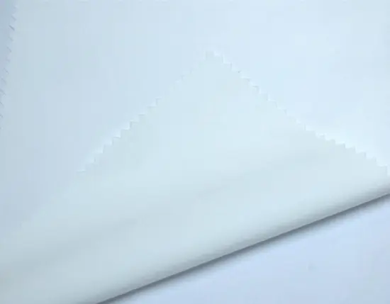 Recycle polyester peach skin plain