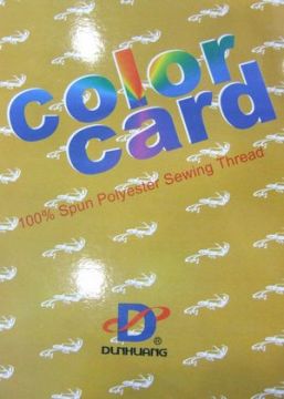 100% Polyester Sewing Thread Color Cards
