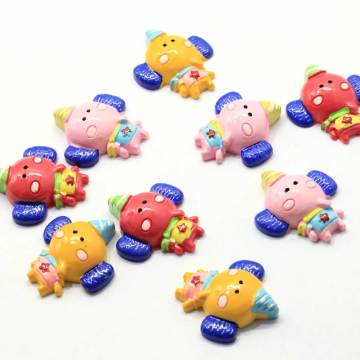 100pcs niedliches Harz Cartoon Tier Elefant Flatback Cabochon DIY dekorative Handwerk Scrapbooking