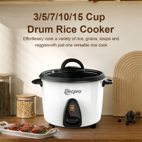 Automatic Drum Style Rice Cooker Certificate CB CE Drum Shape Rice Cooker Factory