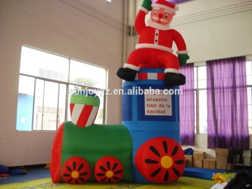 2016 selling oxford cloth christmas inflatable Santa Claus decoration