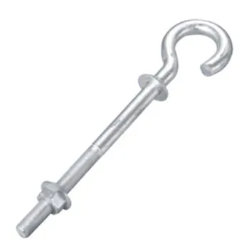 Bolt Hooks for Pole Line Hardware with Nut
