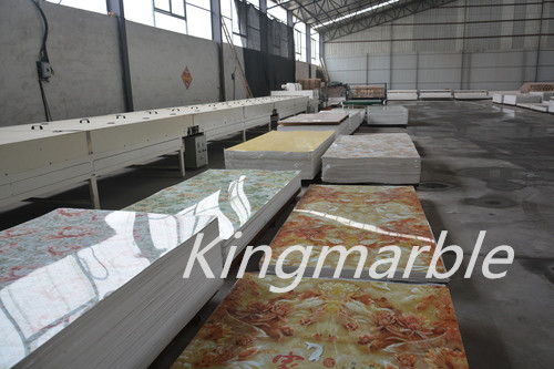 High Glossy Top PVC Marble Panels