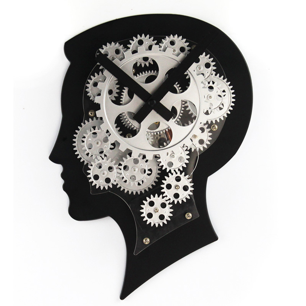 Human Brain Gear Wall Clock