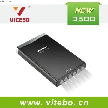 Hot LED torch Power Bank 3500mAh with Samsung Polymer Battery