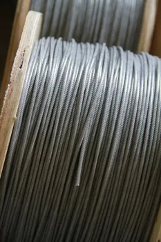 Aisi 304 Stainless Steel Wire Rope , 6x19+fc Nylon Coated With Dia 6mm
