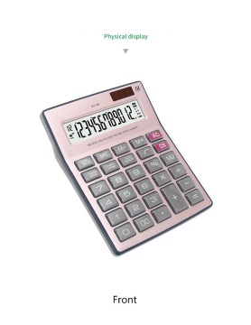 12 digits big display check calculator