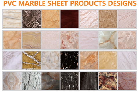 interior stone marble PVC sheet for interior