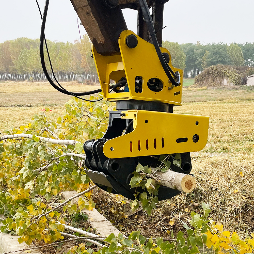Hydraulic Grappling Machine With Chainsaw For Excavators, High Quality ...