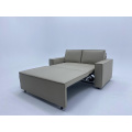 Convertible Leather Sofa Bed Opens in One Step