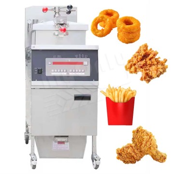 Electric and Gas Industrial Deep Fryer with Oil Pump and Pressure System