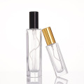 1oz 30 ml de vidro transparente de perfume quadrado garrafa de atomizador