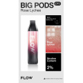 Ursprüngliche Einweg -Vape Flow Big Pods 2500 Puffs