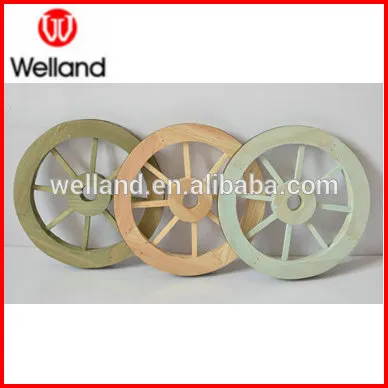 Small Wooden Toy Wheels with Axel