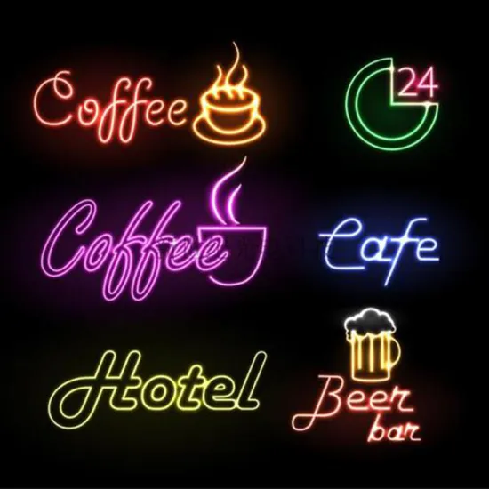COFFEE BAR NEON LIGHT SINGS