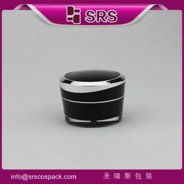 SRS luxury cosmetic acrylic jar container ,cosmetic jar container for cream