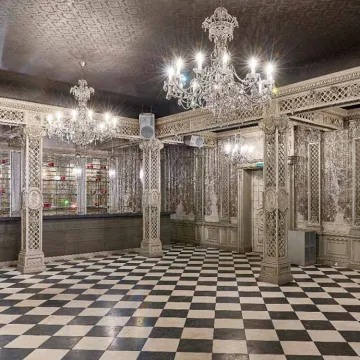 Professional Vintage Hotel Lobby Crystal Chain Chandelier