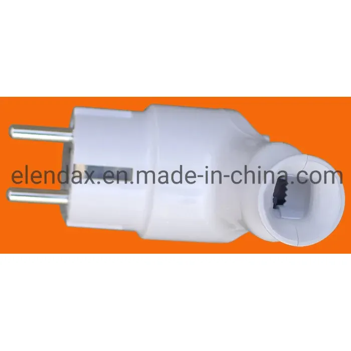 Steker Pin Euro dengan Tombol Penarikan (P8059)