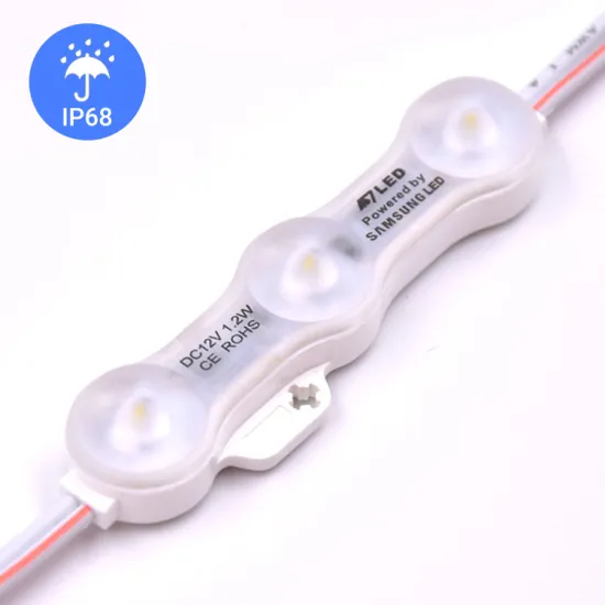 5 Years Warranty 3 Diodes 12V 1.2W 120lm 2835 3-LED IP68 Module for Channel Letters and Signs (Korea)
