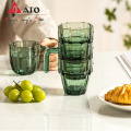 Ato Creative Green Glass Glass Cup Calctus Glass Cup