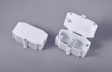 Polypropylene wiring connection boxes