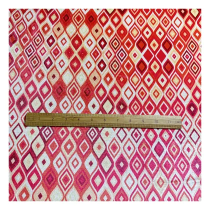 Korean Velvet Fabric 92% Polyester 8% Spandex Digital Printed Shine for Clothing