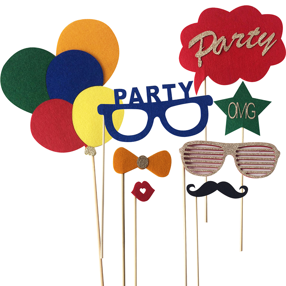 Happy Birthday Party Photo Booth Props