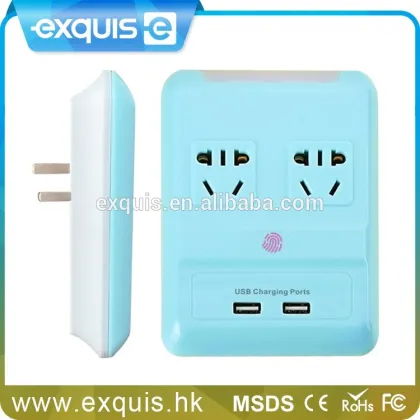 EK USA EURO JAPAN CHINA USB wall socket universal charger factory in china